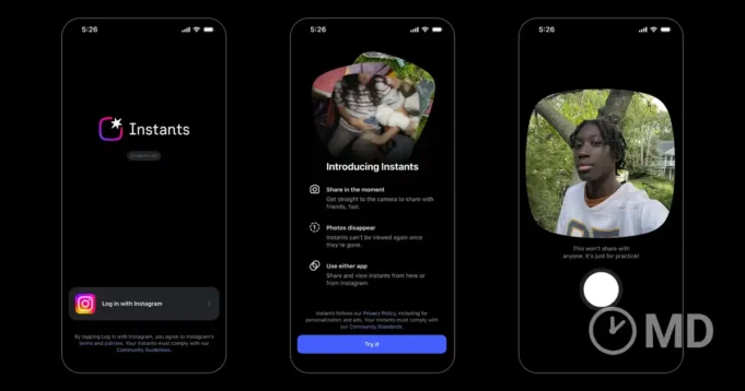 Instants: a nova app da Meta que faz frente ao Snapchat com fotos que desaparecem