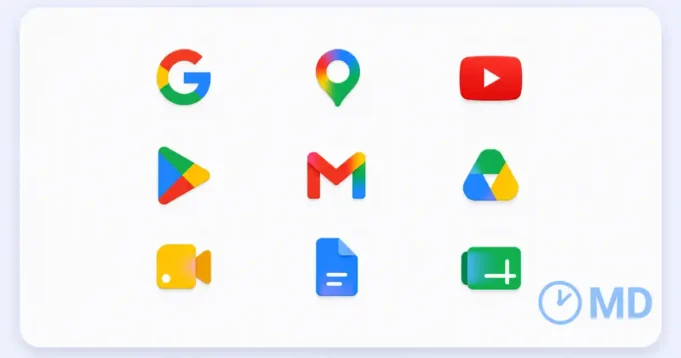 Novos ícones do Gmail, Drive e Calendar com gradientes já estão a chegar