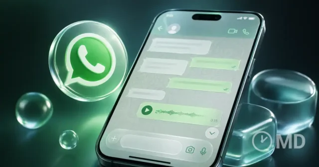 WhatsApp prepara grande mudança no chat com novo design Liquid Glass