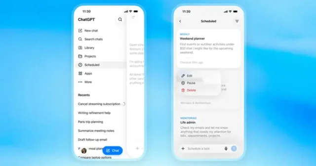Tarefas agendadas no ChatGPT: a OpenAI deixa-o trabalhar por ti chatgpt-tarefas-agendadas.wepb