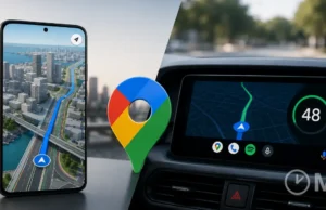 Google Maps ganha navegação imersiva e velocímetro no Android Auto google-maps-navegacao-imersiva-velocimetro-android