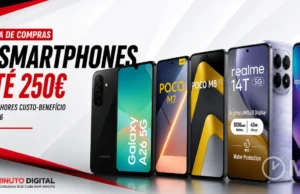 Melhores smartphones até 250 € para comprar em 2026 melhores-smartphones-ate-250-euro-2026-capa