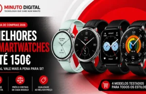Melhores smartwatches económicos em 2026 (até 150 €) melhores-smartwatches-economicos-2026-capa